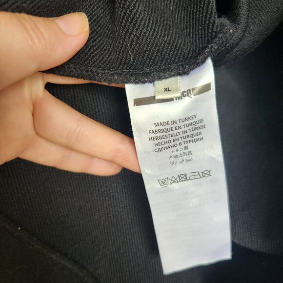 XL McQ Alexander McQueen Goth Black Zip SWALLOW Hoodie - EUC - Picture 12 of 15
